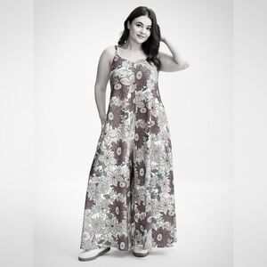 NWT BloomChic 30 Floral Jumpsuit